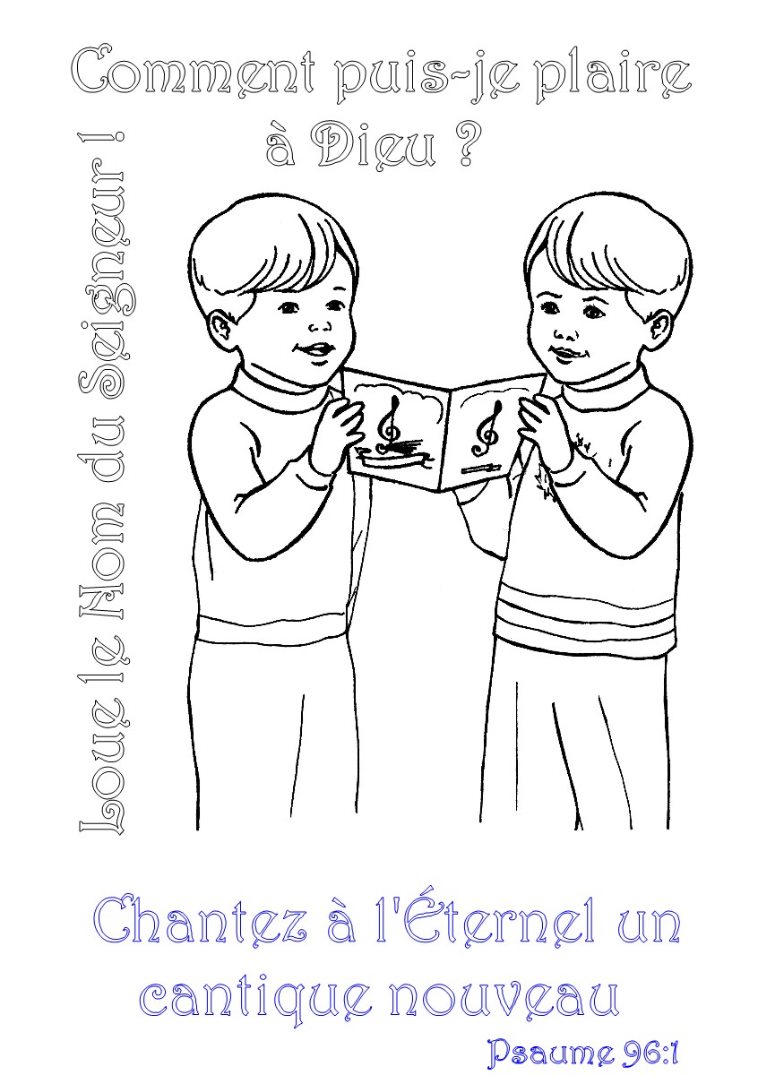 coloriage Page 7 Coloriage ment plaire a Dieu
