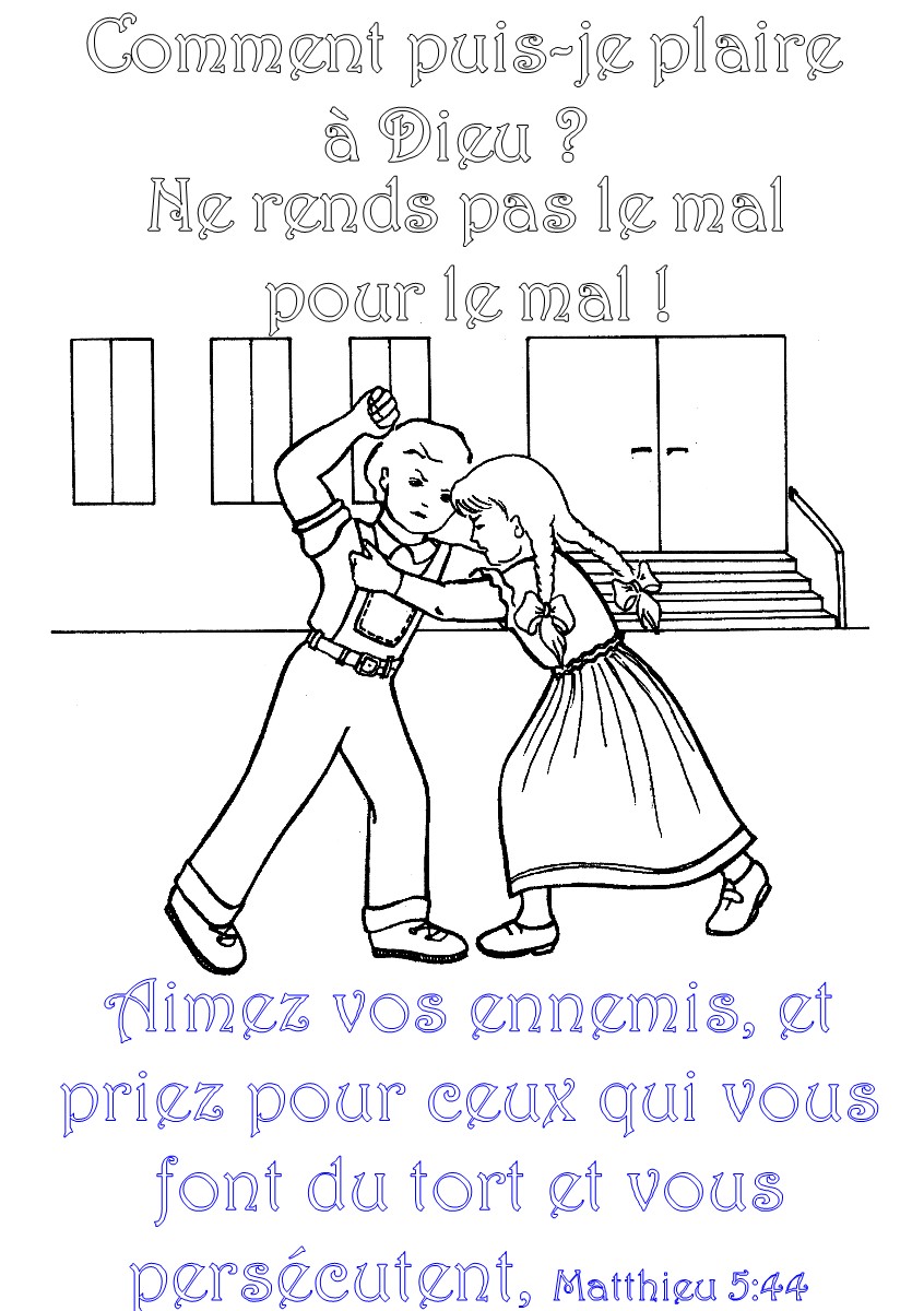 coloriage Page 6 coloriage plaire a Dieu ment